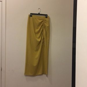 Yellow Maxi Skirt